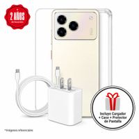 Celular ZTE A56 Pro 4G 128GB, 4GB RAM, cámara dual 50MP + 8MP, 6.75"", dorado